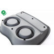 Set castroane inox+tava plastic 400ml/46x35x9 cm