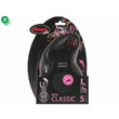 FLEXI Retractabila Compact, NEAGRA, L 5m/50 kg, Banda