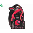 FLEXI Retractabila Compact ROSU, S 5m/15kg, Banda