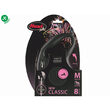 Flexi Retractabila Classic, Neagra, M 8m/20kg, Cordelina