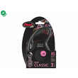 Flexi Retractabila Compact NEGRU XSm, 3m/12kg, Banda