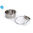 Castron inox pentru pasari 10 cm