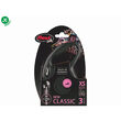 FLEXI Retractabila MINI NEGRU XS 3m/8kg Cordelina