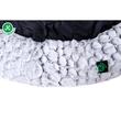 Pat caini rotund pufos Bubble, M 60 cm