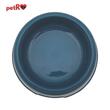 Castron rotund plastic caini,pisici, 200ml, 13.5x4.6cm PETRO