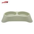 Castron plastic dublu, caini, pisici, 400 ml M  PETRO