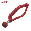 Zgarda pisici - inimioare - Rosie,1x20-35 cm PETRO