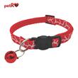 Zgarda pisici - zebra - Rosie,1x20-35 cm PETRO