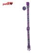 Zgarda pentru pisici - flori - Mov,1x20-35 cm PETRO