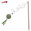 Jucarie pisica undita lemn cu minge 30 cm PETRO