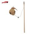 Jucarie pisica undita Minge plus maro 30 cm PETRO