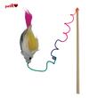 Jucarie pisica undita Soricel color 30 cm PETRO