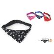 Zgarda caini textila cu bandana 1x20-30cm