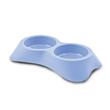 Castron caini, dublu NUVOLA 2x0.6 l plastic antiderapant