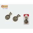 Medalion metalic caine rau, 4.5cm, IDENTITY