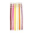 Zgarda caini mici piele naturala simpla nr.0 Color PETRO
