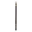 Zgarda caini mici piele naturala simpla nr.1 Neagra PETRO