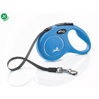 FLEXI Retractabila Compact ALBASTRU, S 5m/15 kg, Banda