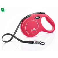 FLEXI Retractabila Compact, ROSU, M 5m/25kg, Banda