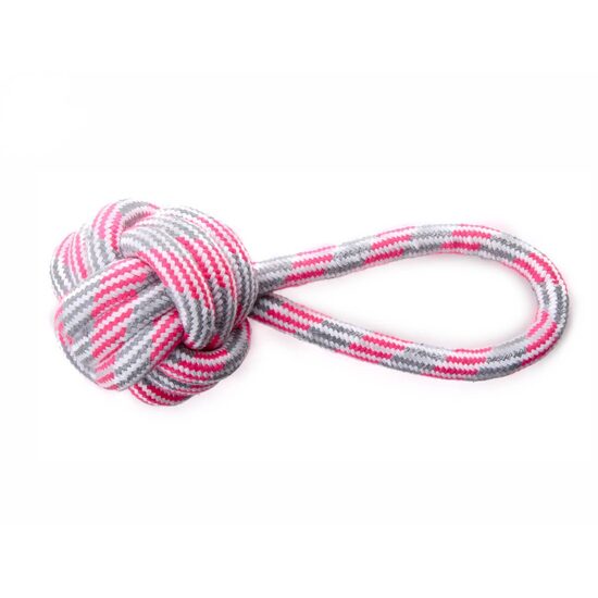 Jucarie Sfoara Minge innodata cu Maner-9 cm roz