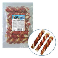 Bete piele de bovina cu carne de rata(25-30 gr)/20 buc