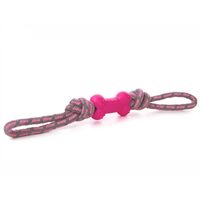 Jucarie TPR Os cu sfoara ROZ 40 cm