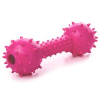 Jucarie TPR Gantera ROZ 14 cm