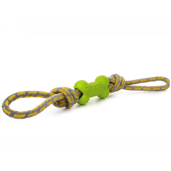 Jucarie TPR Os cu sfoara VERDE 40 cm