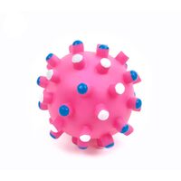 Jucarie vinyl minge cu tepi 11 cm