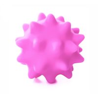 Jucarie vinyl Minge cu tepi 9 cm ROZ