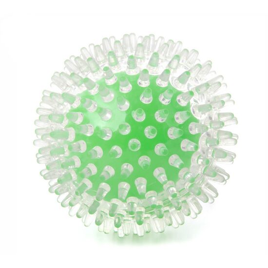 Jucarie Minge cu tepi verde NEW - TPR 9 cm
