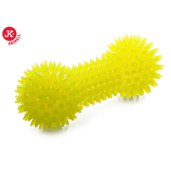 Jucarie TPR Gantera 15 cm Galben