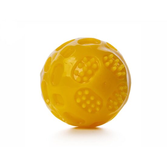 Jucarie TPR Minge tare 6 cm galbena