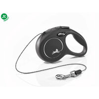 FLEXI Retractabila MINI NEGRU XS 3m/8kg Cordelina