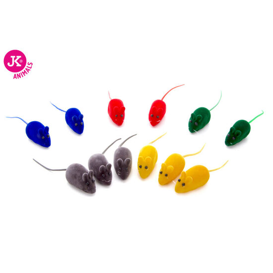Jucarie pt pisici - soricel 6 cm -12/set
