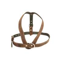 Ham caini medie piele naturala Nr.3 Maro 2.4 x 61-78cm PETRO