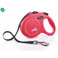 FLEXI Retractabila Compact, ROSIE, L 5m/50kg, Banda
