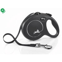 FLEXI Retractabila Compact, NEAGRA, L 5m/50 kg, Banda