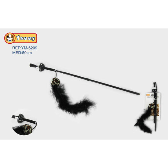 Jucarie pentru pisica, undita 40 cm YM6209