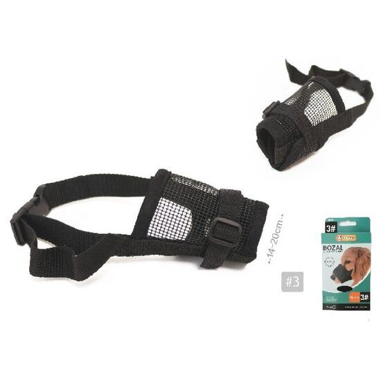 Botnita textila ajustabila caine medie, Nr.3, 14-20 cm