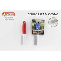 Pieptene cu maner cauciucat 20.5x4 cm