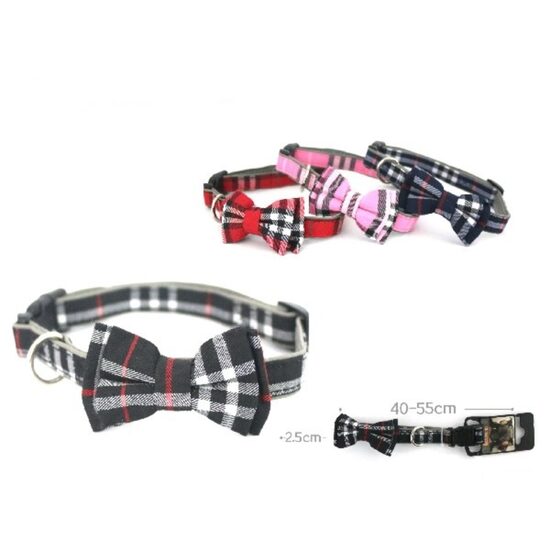 Zgarda cu papion pentru caini mari 2.5x40-55cm