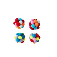 Jucarii pentru pisica, minge plus cu sunet, 4.5cm, 2buc
