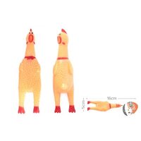 Jucarie caini vinyl, model Gaina, 16x5 cm
