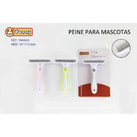 Grebla dubla cu maner plastic 16x11x3.5 cm