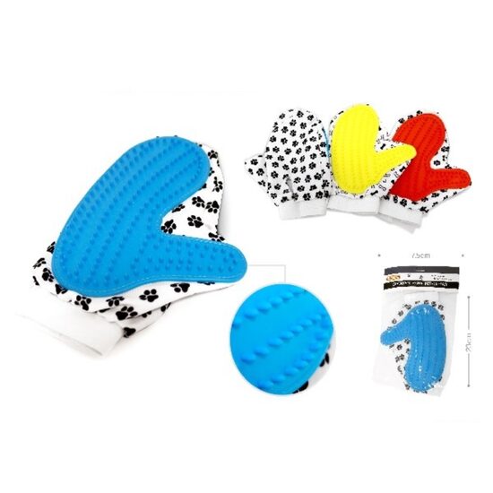Manusa pentru masaj, periaj, material cauciucat 23x7.5 cm