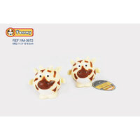 Jucarie vinyl girafa 11.5x10x9.5 cm