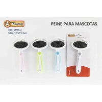 Perie  plastic ovala, caini, M 19x9.5x3.5 cm