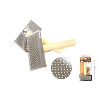 Tesala caini M, 8.6x4.3x11.6 cm maner lemn