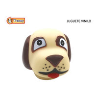 Jucarie vinyl cap de caine 8.6x8.3x8 cm